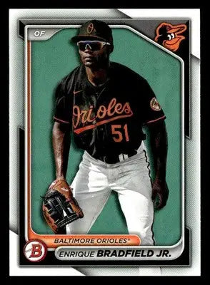 2024 Bowman #BP-149 Enrique Bradfield Jr. Prospects - Baseball Card Single