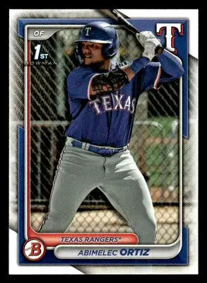 2024 Bowman #BP-16 Abimelec Ortiz Prospects - Baseball Card Single