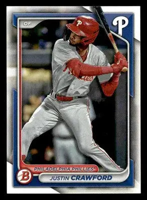 2024 Bowman #BP-17 Justin Crawford Prospects - Baseball Card Single