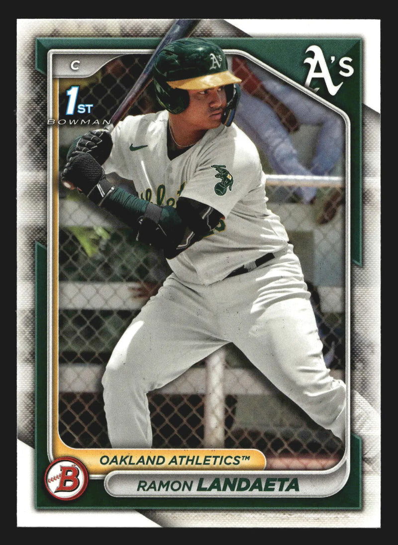 2024 Bowman #BP-28 Ramon Landaeta Athletics 1st Bowman
