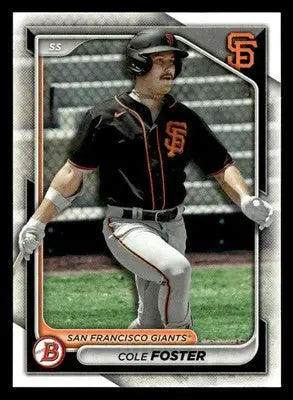 2024 Bowman #BP-83 Cole Foster Prospects - Baseball Card Single