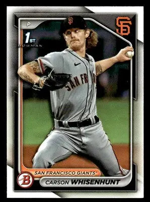 2024 Bowman #BP-96 Carson Whisenhunt Prospects - Baseball Card Single