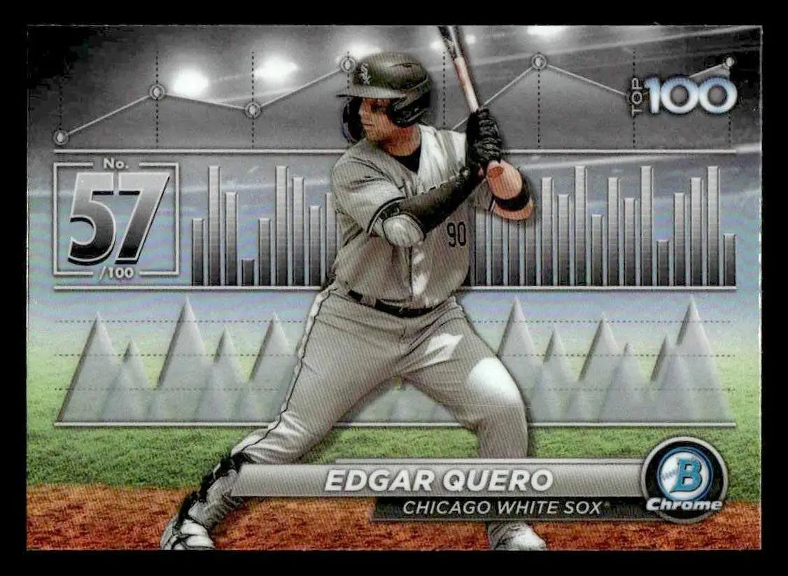 2024 Bowman #BTP-57 Edgar Quero Bowman Scouts’ Top 100 - Baseball Card Single