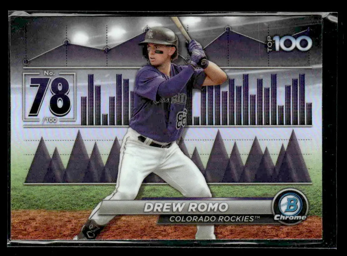 2024 Bowman #BTP-78 Drew Romo Bowman Scouts’ Top 100 - Baseball Card Single