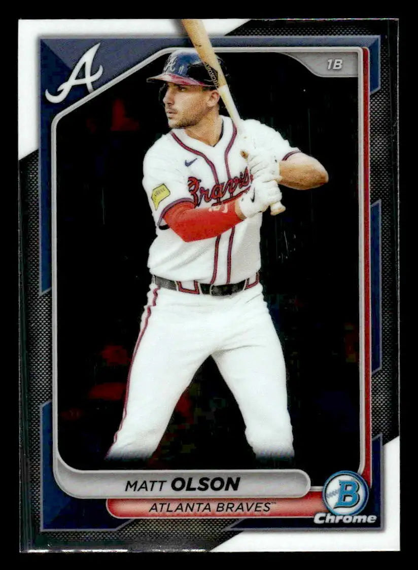 2024 Bowman Chrome #11 Matt Olson - Baseball Card Single