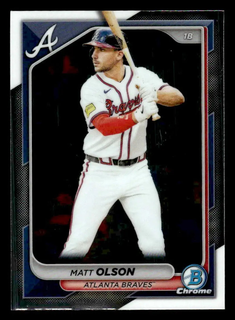 2024 Bowman Chrome #11 Matt Olson - Baseball Card Single