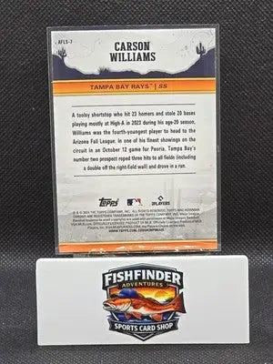 2024 Bowman Chrome - 2023 Afl Fall Stars Carson Williams #AFLS-7 - Baseball Card Single