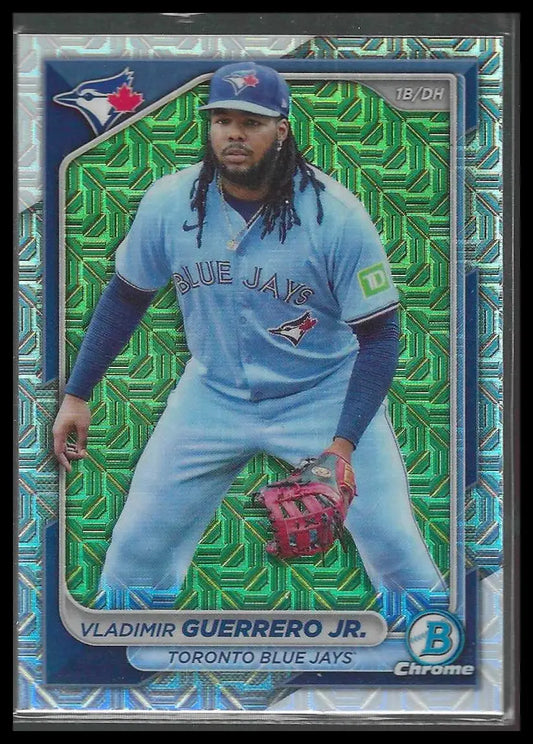 2024 Bowman Chrome #30 Vladimir Guerrero Jr. Mojo Refractors Toronto Blue Jays - Baseball Card Single