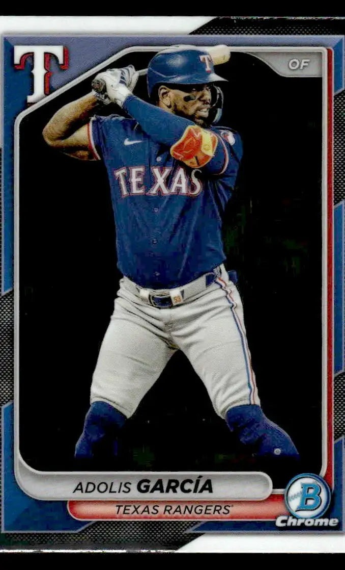 2024 Bowman Chrome #66 Adolis García - Baseball Card Single