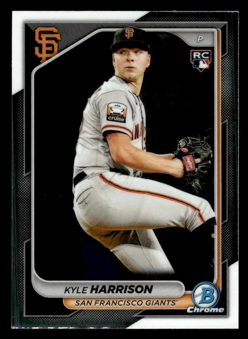 2024 Bowman Chrome #84 Kyle Harrison - Baseball Card Single