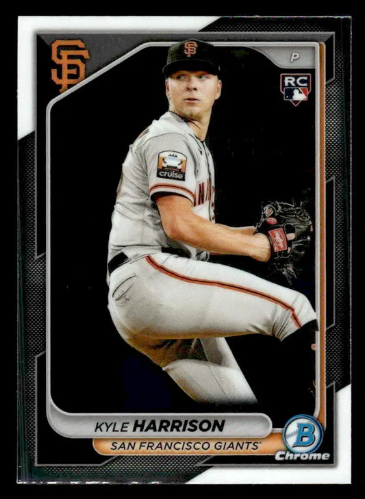 2024 Bowman Chrome #84 Kyle Harrison - Baseball Card Single