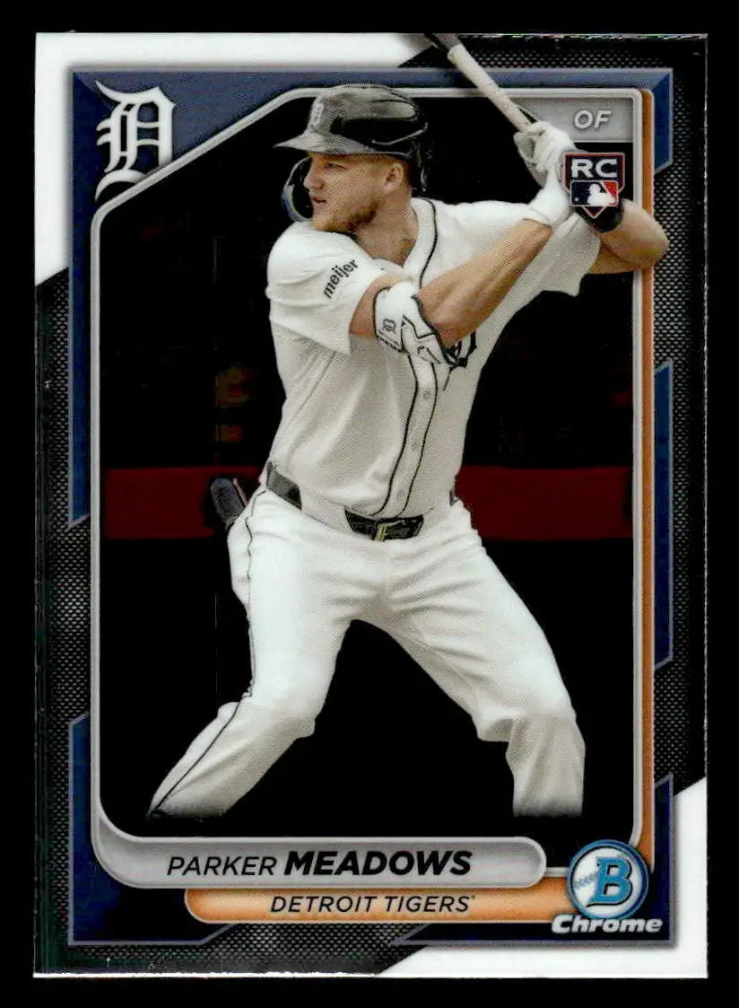 2024 Bowman Chrome #98 Parker Meadows - Baseball Card Single