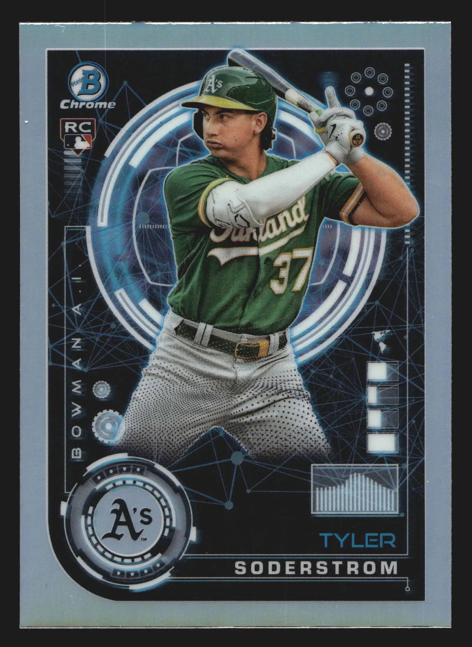 2024 Bowman Chrome Bowman A.I. #BAI-4 Tyler Soderstrom Refractor RC - Baseball Card Single