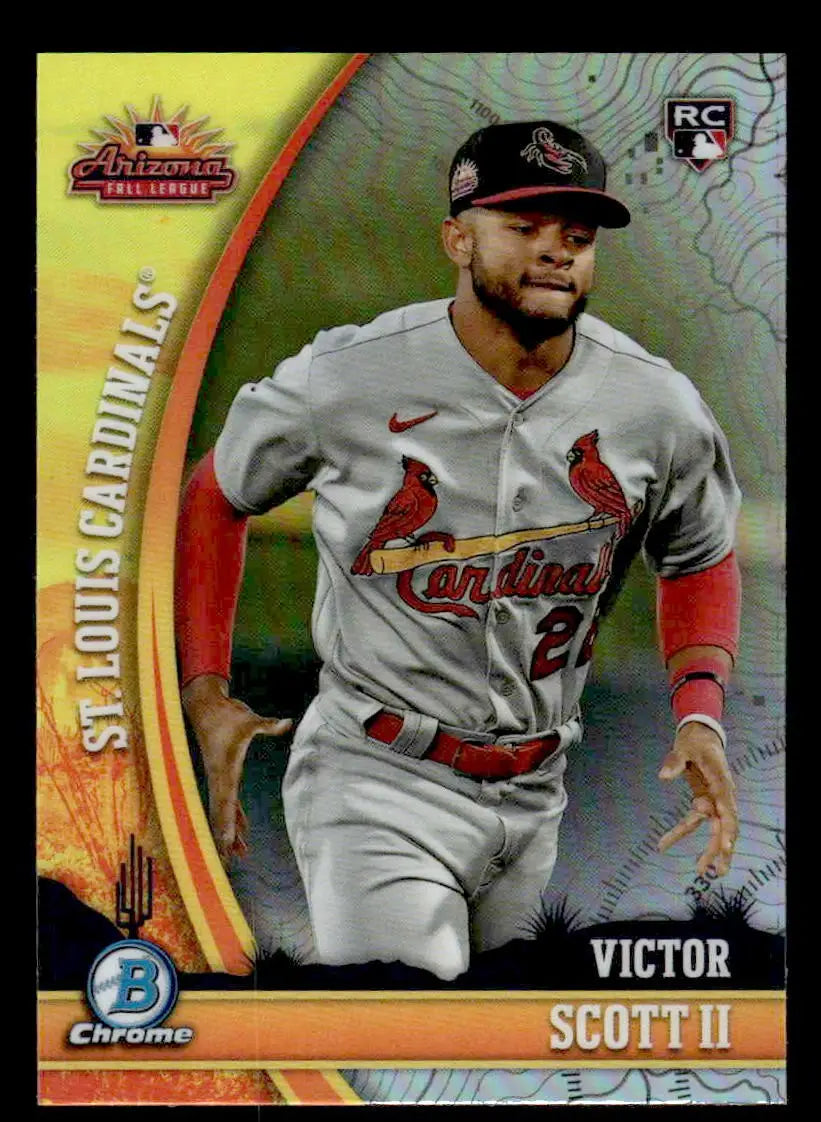 2024 Bowman Chrome #AFLS-2 Victor Scott II 2023 AFL Fall Stars - Baseball Card Single