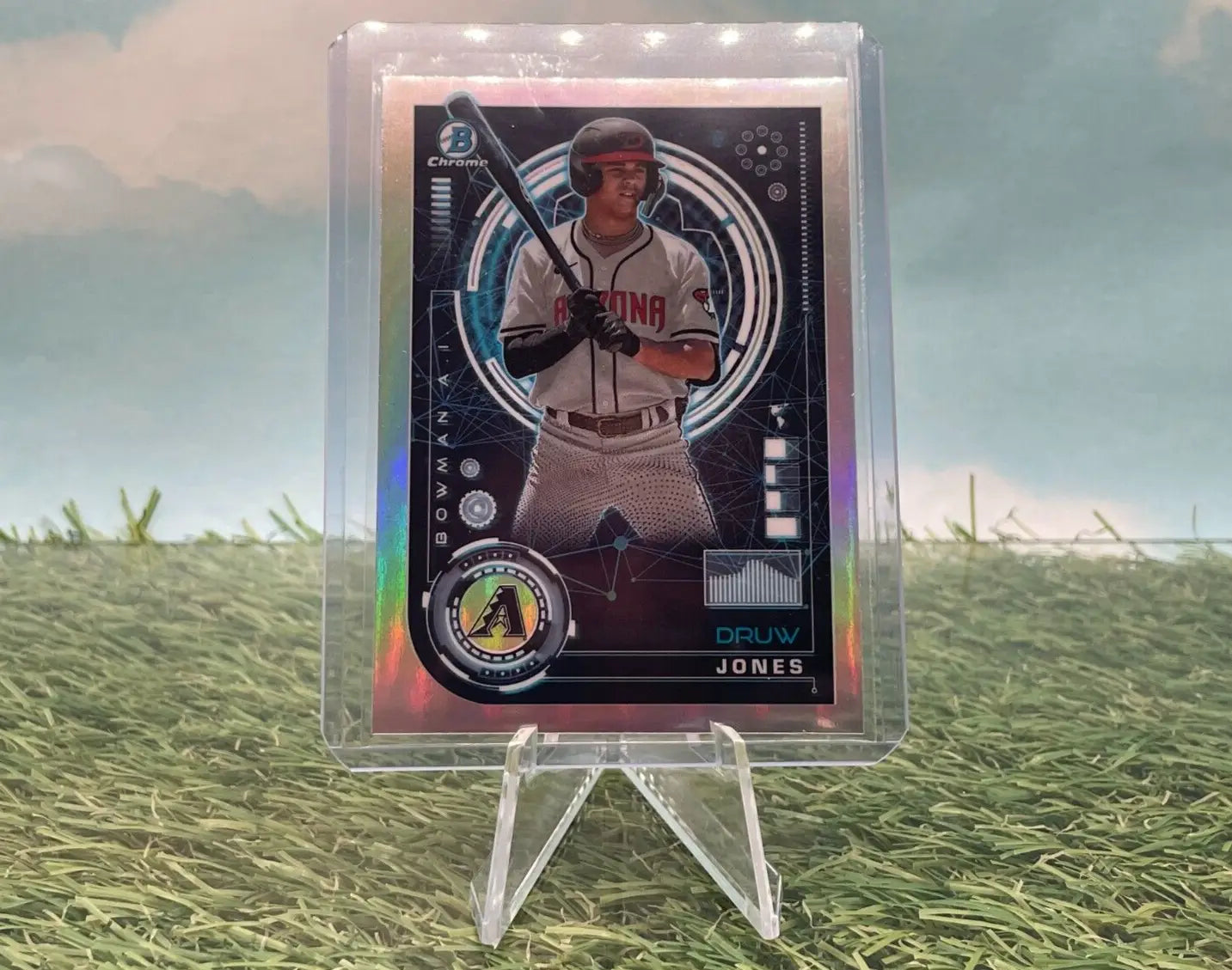 2024 Bowman Chrome Bowman AI -#BAI-7- Druw Jones -Arizona Diamondbacks - Baseball Card Single