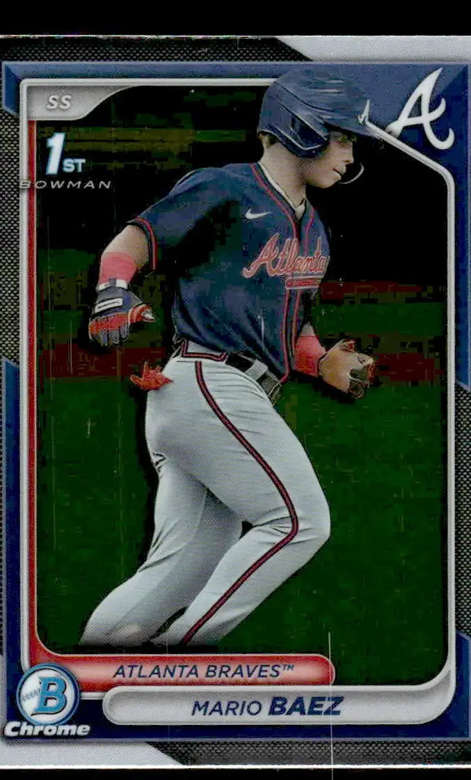 2024 Bowman Chrome #BCP-153 Mario Baez Prospects - Baseball Card Single