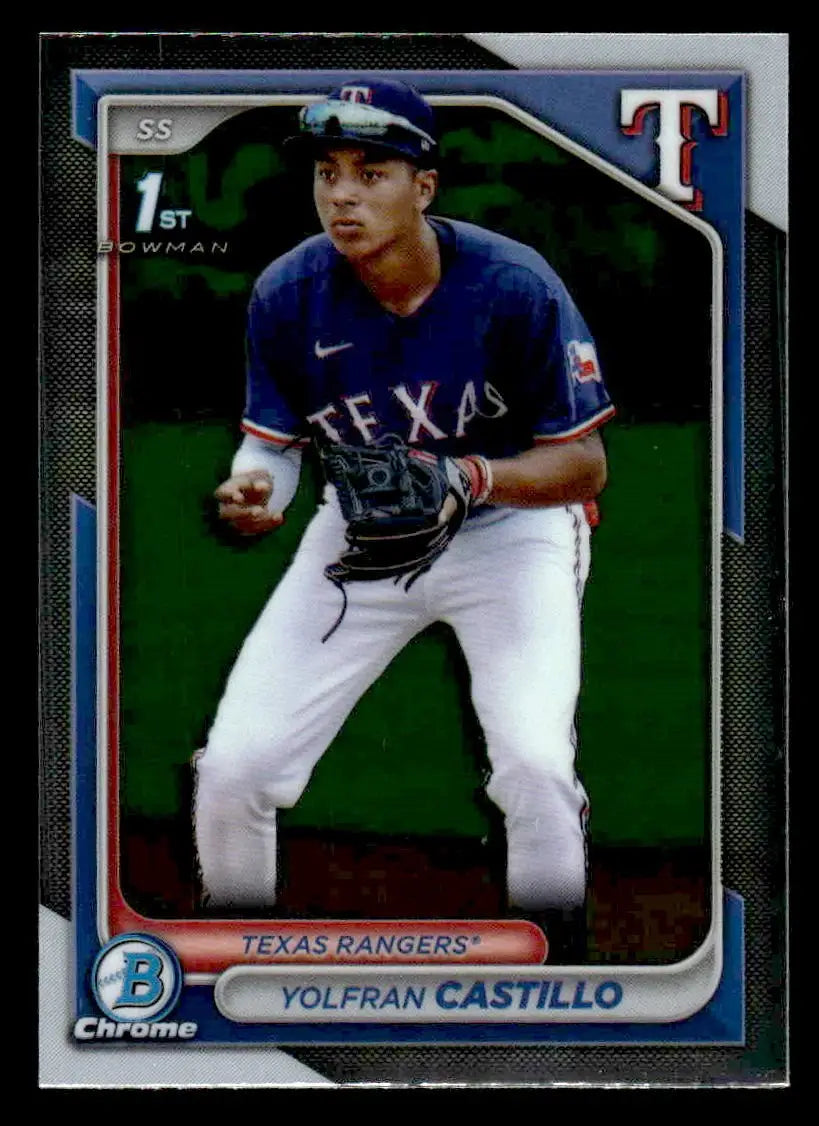 2024 Bowman Chrome #BCP-159 Yolfran Castillo Prospects - Baseball Card Single