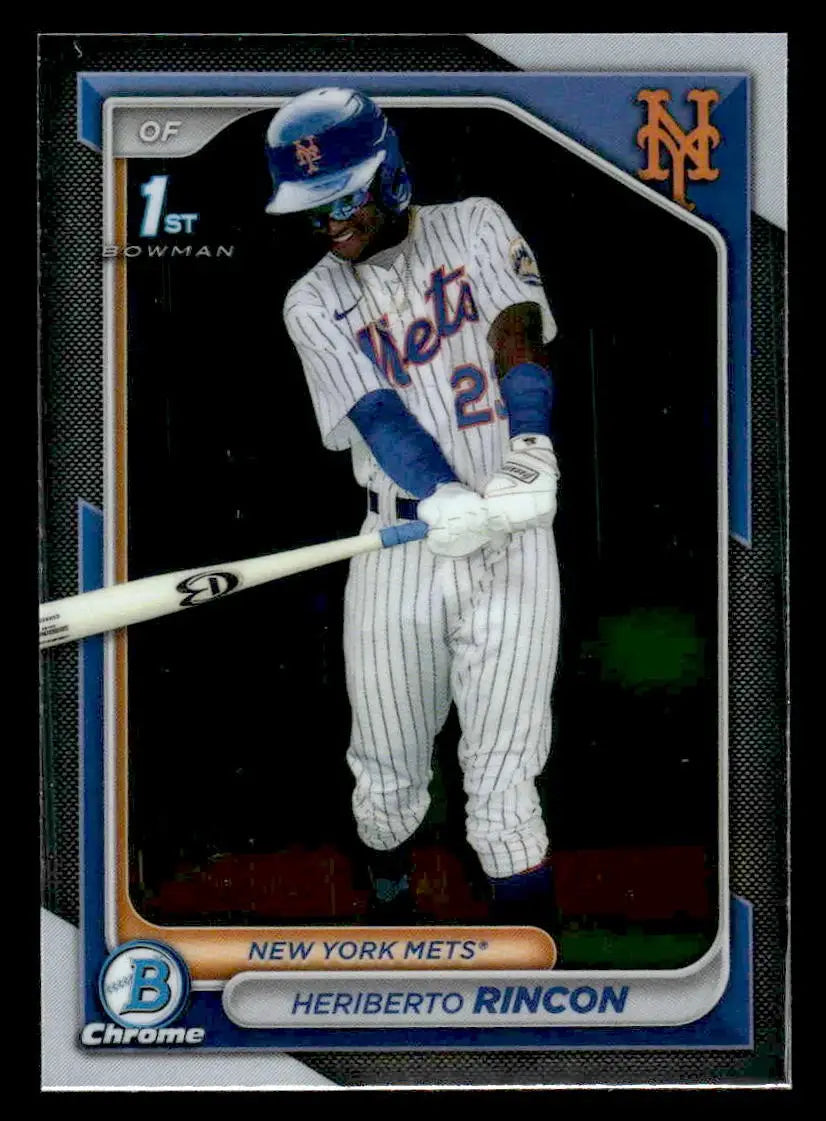 2024 Bowman Chrome #BCP-172 Heriberto Rincon Prospects - Baseball Card Single
