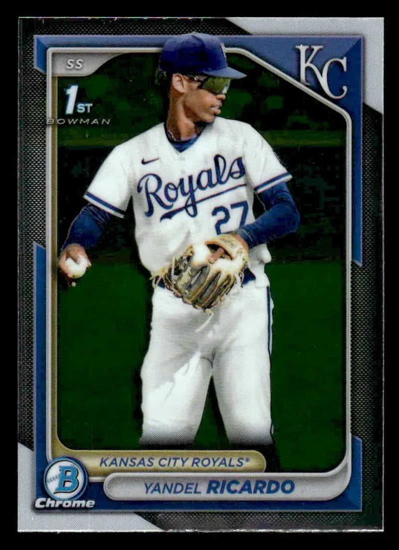2024 Bowman Chrome #BCP-177 Yandel Ricardo Prospects - Baseball Card Single