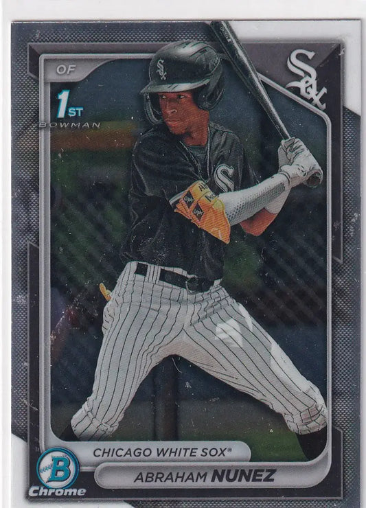 2024 BOWMAN CHROME #BCP-56 ABRAHAM NUNEZ- CHICAGO WHITE SOX - Baseball Card Single