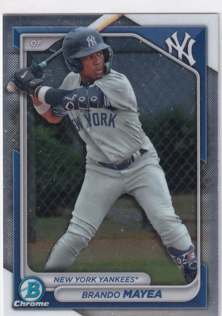 2024 BOWMAN CHROME #BCP-84 BRANDO MAYEA- NEW YORK YANKEES - Baseball Card Single