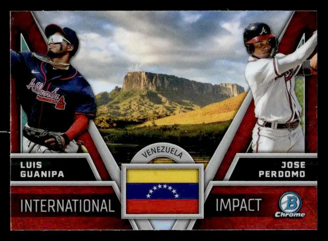 2024 Bowman Chrome #II-3 Jose Perdomo / Luis Guanipa International Impact - Baseball Card Single