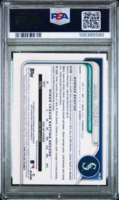 2024 Bowman Chrome Prospect Autographs Dawel Joseph Prospect Autograph PSA 9 - Baseball Card Single