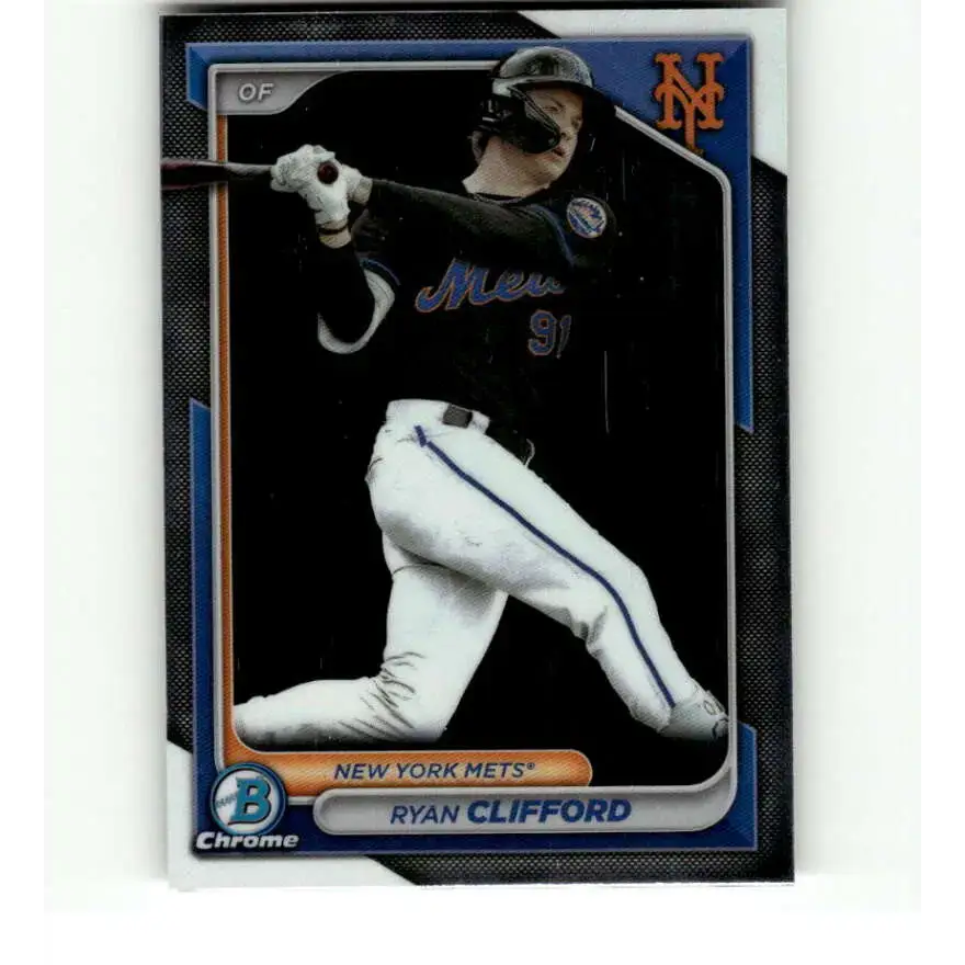 2024 Bowman Chrome Prospects #BCP-1 Ryan Clifford NM-MT New York Mets Baseball Card - Baseball Card Single