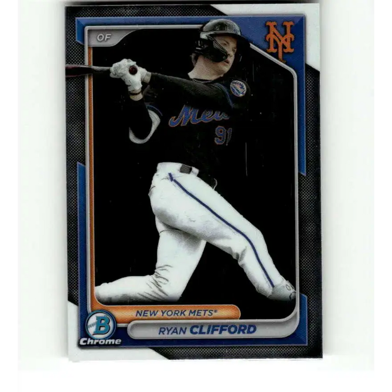 2024 Bowman Chrome Prospects #BCP-1 Ryan Clifford NM-MT New York Mets Baseball Card - Baseball Card Single