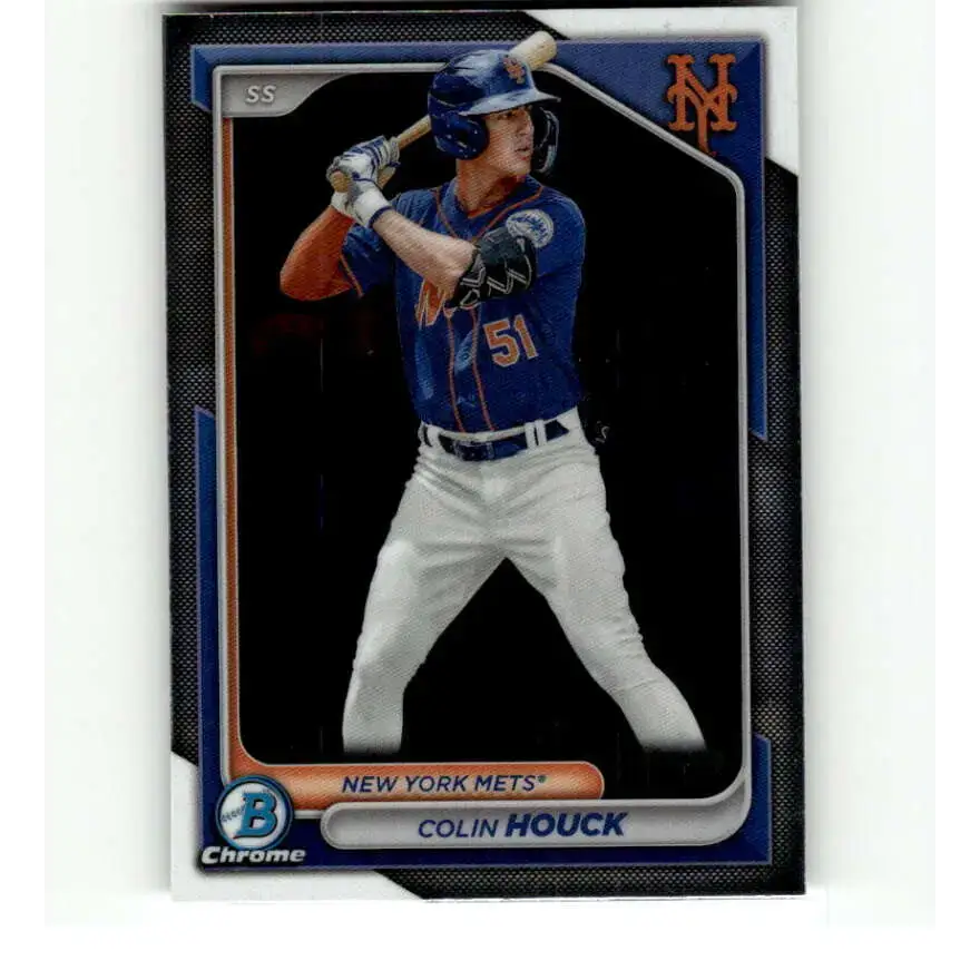 2024 Bowman Chrome Prospects #BCP-123 Colin Houck NM-MT New York Mets Baseball Card - Baseball Card Single
