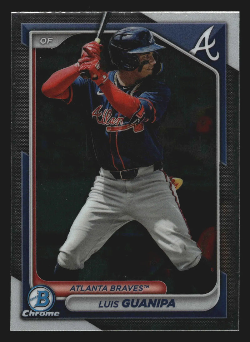 2024 Bowman Chrome Prospects #BCP-233 Luis Guanipa Atlanta Braves - Baseball Card Single