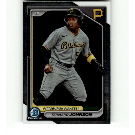 2024 Bowman Chrome Prospects #BCP-24 Termarr Johnson NM-MT Pittsburgh Pirates Baseball Card - Baseball Card