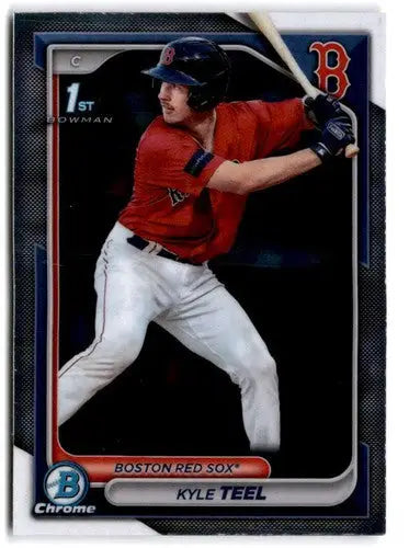 2024 Bowman Chrome Prospects #BCP-48 Kyle Teel NM-MT Red Sox ID:70677 - Baseball Card Single