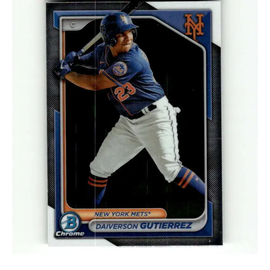 2024 Bowman Chrome Prospects #BCP-59 Daiverson Gutierrez NM-MT New York Mets Baseball Card - Baseball Card Single