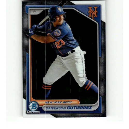 2024 Bowman Chrome Prospects #BCP-59 Daiverson Gutierrez NM-MT New York Mets Baseball Card - Baseball Card Single