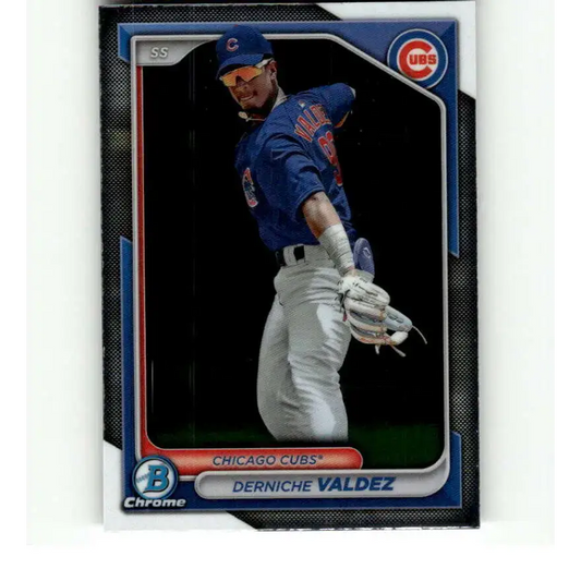 2024 Bowman Chrome Prospects #BCP-7 Derniche Valdez NM-MT Chicago Cubs Baseball Card - Baseball Card Single