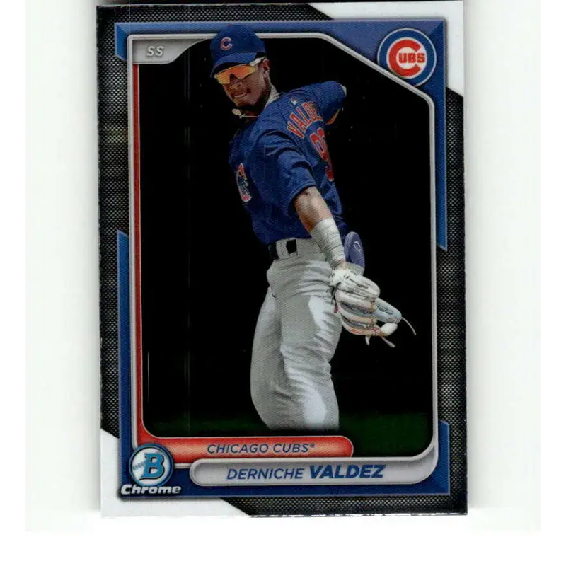 2024 Bowman Chrome Prospects #BCP-7 Derniche Valdez NM-MT Chicago Cubs Baseball Card - Baseball Card Single