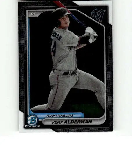 Original gloss Kemp Alderman Bowman Chrome baseball card from 2024 Prospects collection