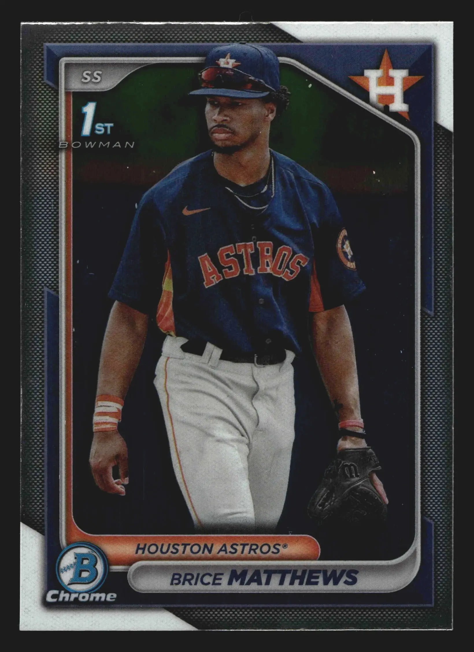 2024 Bowman Chrome Prospects Brice Matthews #BCP-69 1st Bowman Astros - Baseball Card Single