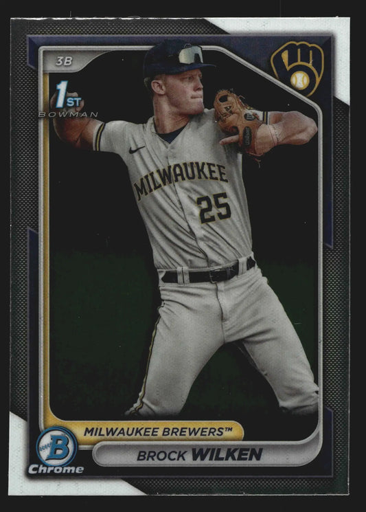 2024 Bowman Chrome Prospects Brock Wilken #BCP-86 1st Bowman - Baseball Card Single