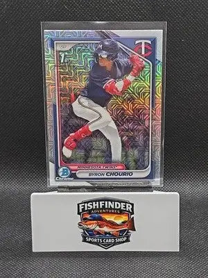 2024 Bowman - Chrome Prospects Byron Chourio #BCP-129 Mojo Refractor (RC) - Baseball Card Single