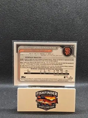 2024 Bowman - Chrome Prospects Carson Whisenhunt #BCP-96 Lunar Glow Refractor... - Baseball Card Single