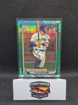 2024 Bowman - Chrome Prospects Filippo Di Turi #BCP-101 Lunar Glow Refractor... - Baseball Card Single