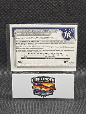 2024 Bowman Chrome - Prospects Francisco Vilorio #BCP-169 Mojo Refractor (RC) - Baseball Card Single