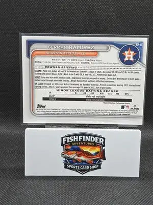 2024 Bowman - Chrome Prospects German Ramirez #BCP-93 Lunar Glow Refractor (RC) - Baseball Card Single