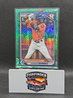 2024 Bowman - Chrome Prospects German Ramirez #BCP-93 Lunar Glow Refractor (RC) - Baseball Card Single