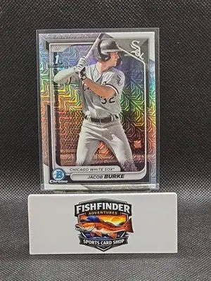 2024 Bowman - Chrome Prospects Jacob Burke #BCP-116 Mojo Refractor (RC) - Baseball Card Single