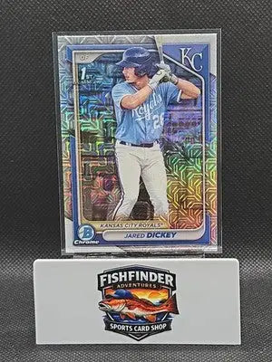 2024 Bowman - Chrome Prospects Jared Dickey #BCP-19 Mojo Refractor (RC) - Baseball Card Single