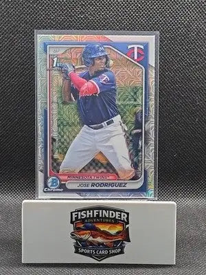 2024 Bowman - Chrome Prospects Jose Rodriguez #BCP-71 Mojo Refractor (RC) - Baseball Card Single