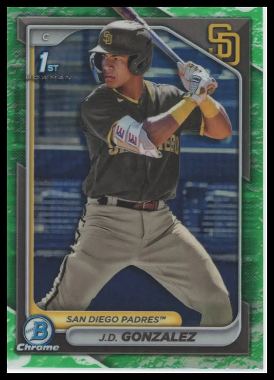 2024 Bowman - Chrome Prospects Lunar Glow J.D. Gonzalez BCP-111 SD Padres NM - Baseball Card Single
